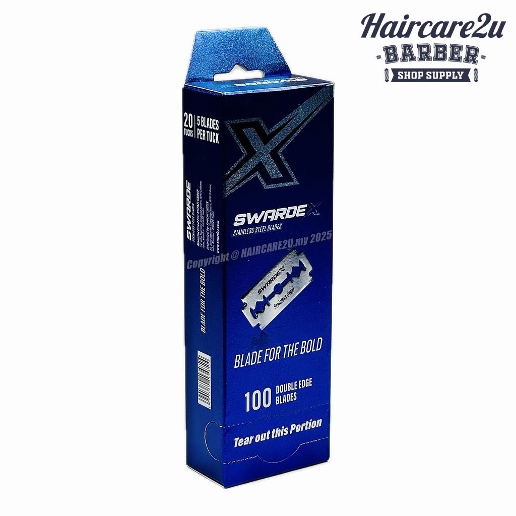 Swardex Stainless Steel Coated Double Edge Razor Blades
