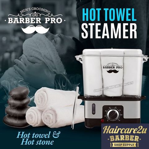 Barber Pro TSC002 Portable Compact Hot Towel Warmer Steamer 1