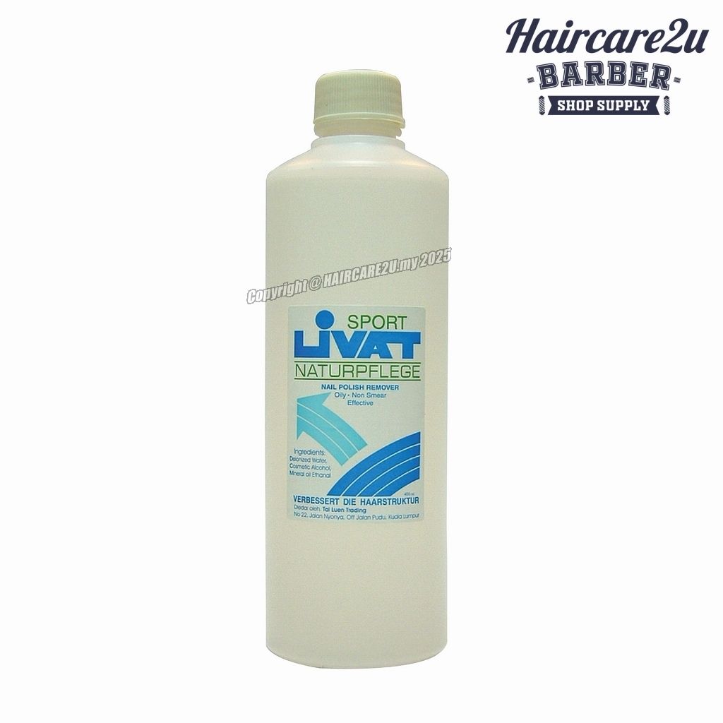 400ml Livat Nail Polish Remover