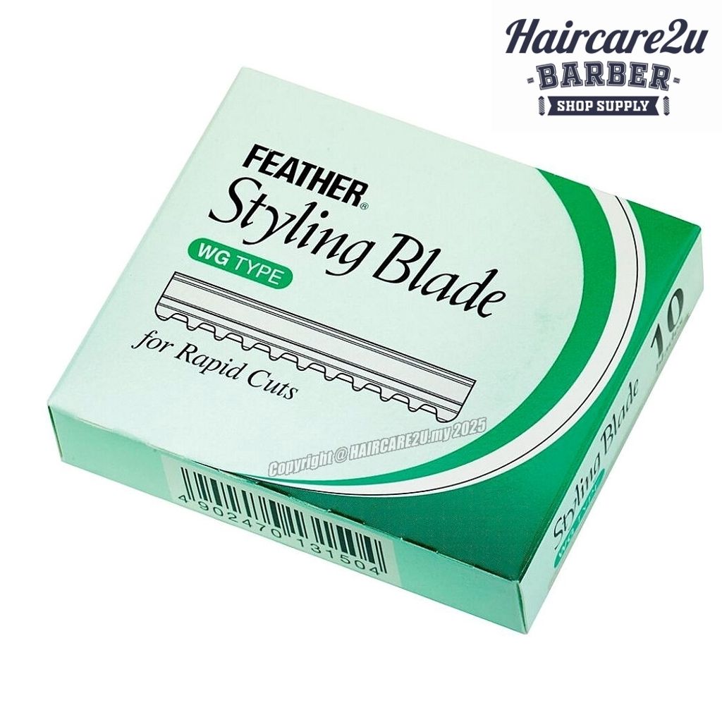 Feather Styling Blade WG-10 for Rapid Cuts (10 Blades)