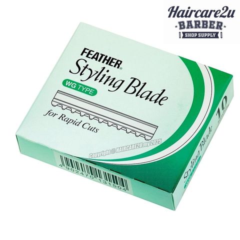 Feather Styling Blade WG-10 for Rapid Cuts (10 Blades)