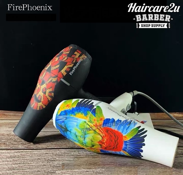 FirePhoenix 5600A Snake Edition Black Hair Dryer 4