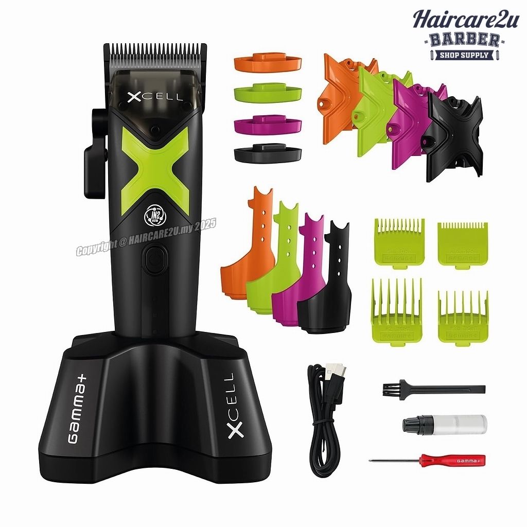Gamma+ XCell Vector IN2 Motor Professional Cordless Hair Clipper #HCGPXC 12