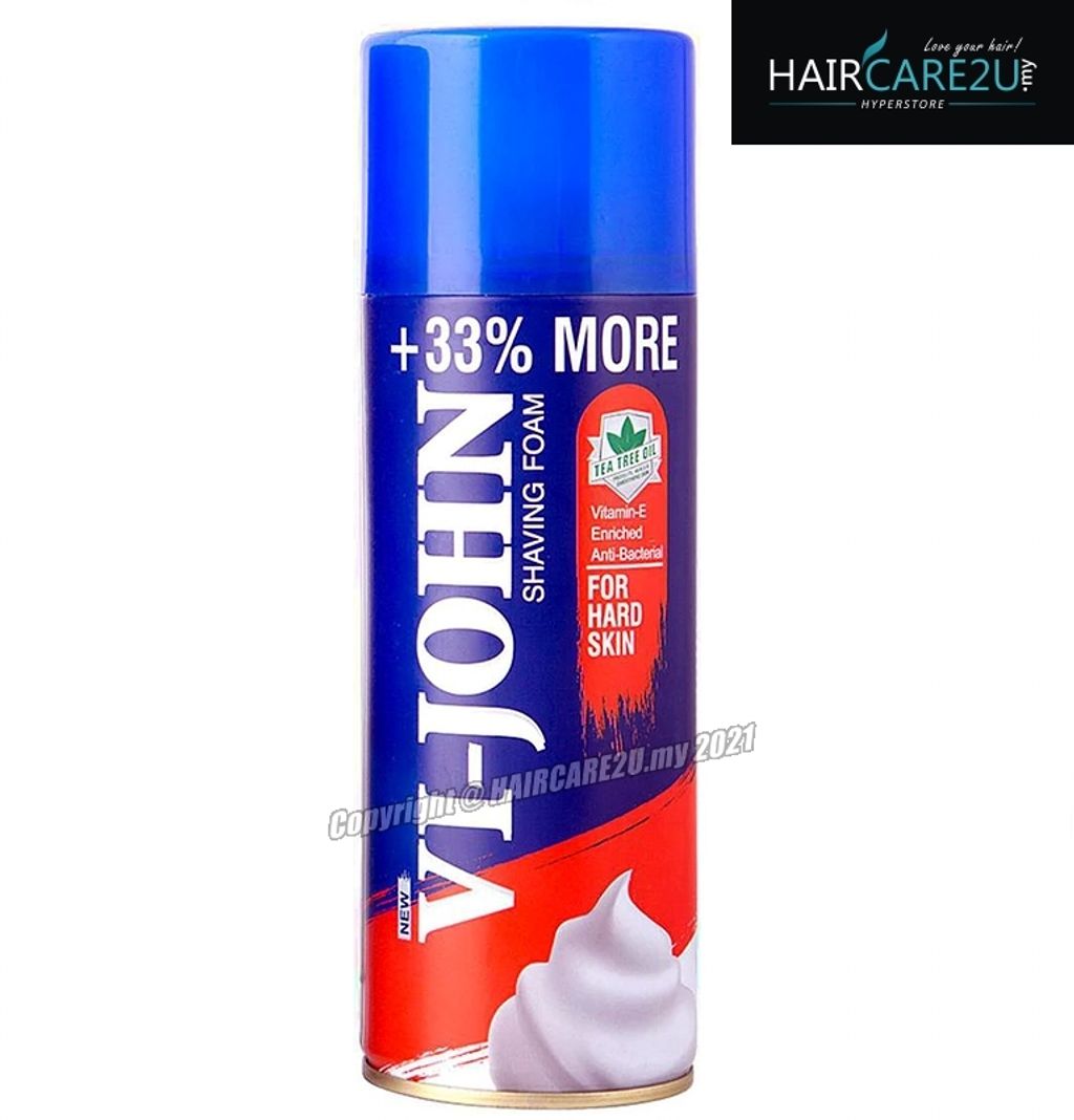 400ml Vi-John Shaving Foam Hard Skin