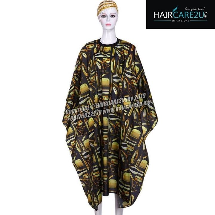 Barber Tools Black Gold Cutting Cloth Salon Cape.jpg