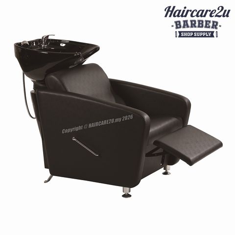 K-979 Washing Chair with Black Basin - Black