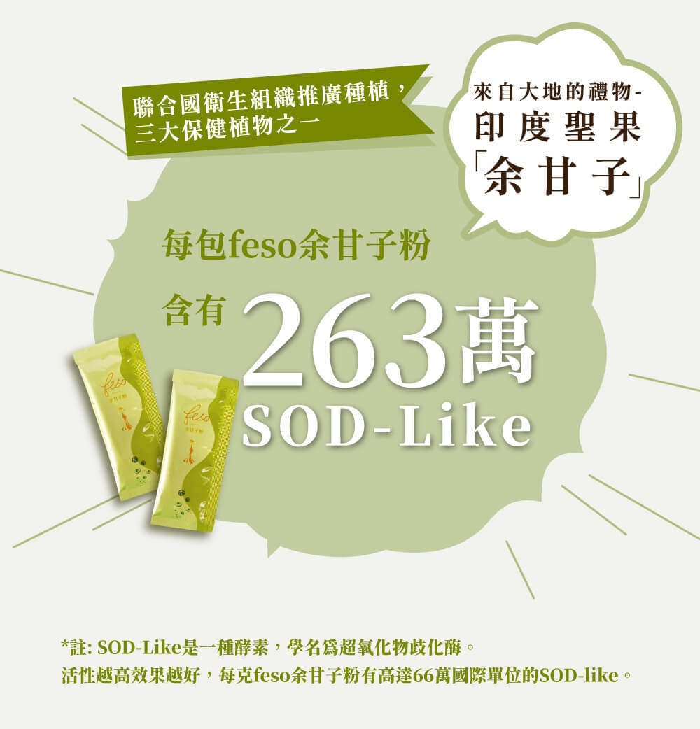 feso_余甘子粉_SODLike含量業界最高