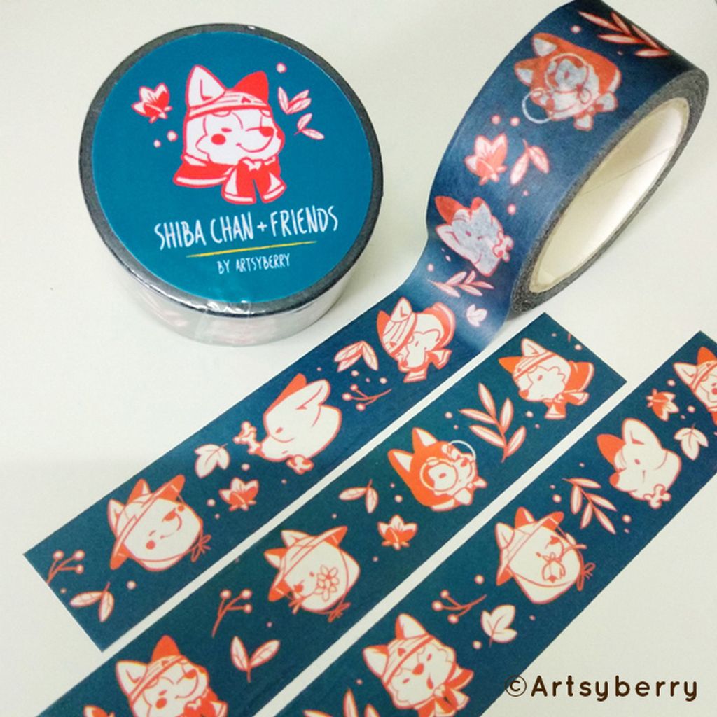 Artsyberry Washi Tape - Shiba Chan & Friends.jpg