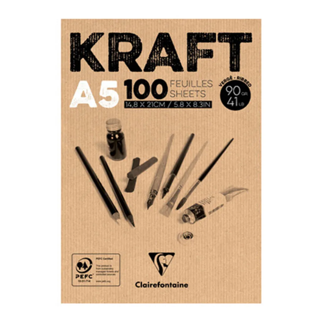 Sketch-Pad-Clairefontaine-A5-Kraft-Brown-100S-90gsm.jpg