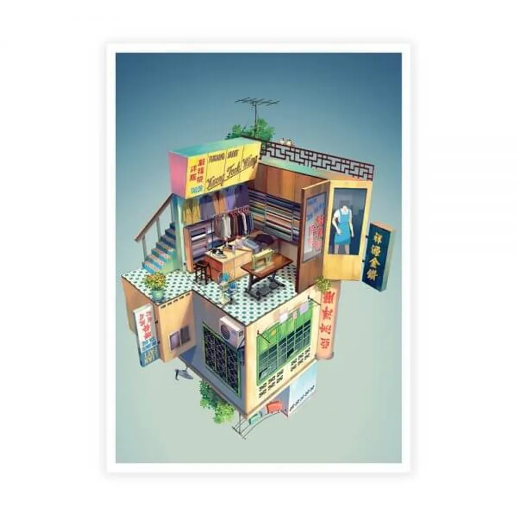 Postcard mlaysia series-tailorshop&heritagehouse.jpg