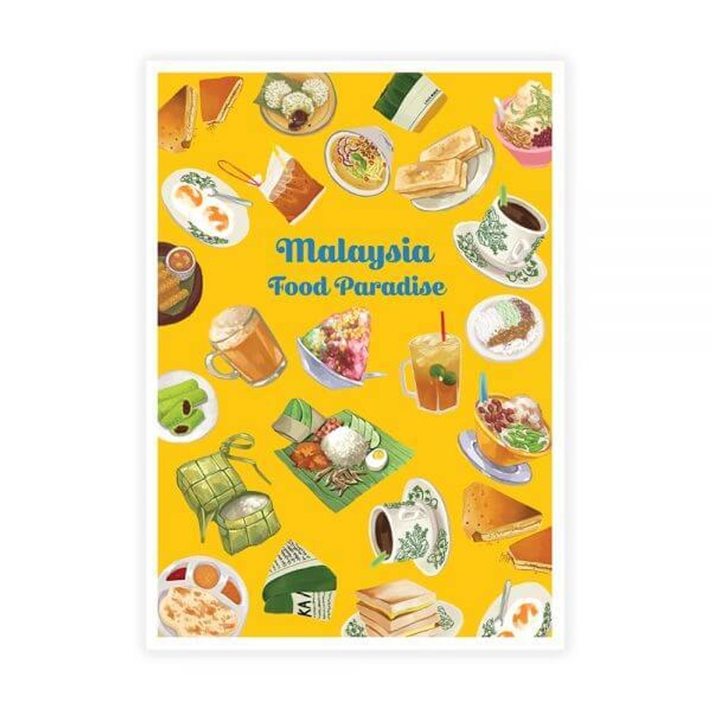 postcard malaysia series- food paradise(makanan).jpg