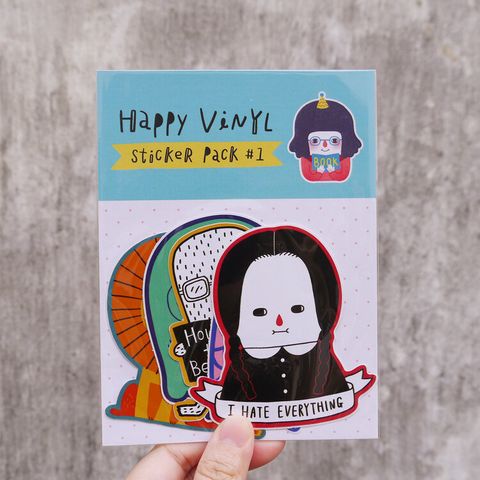Happy Vinyl Minifanfan Sticker No.1 2.jpg