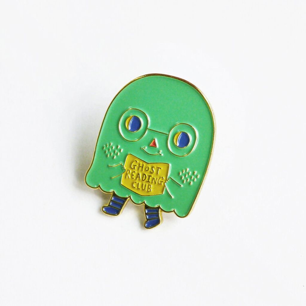 Enamel Pin - Ghost Reading Club 3.jpg