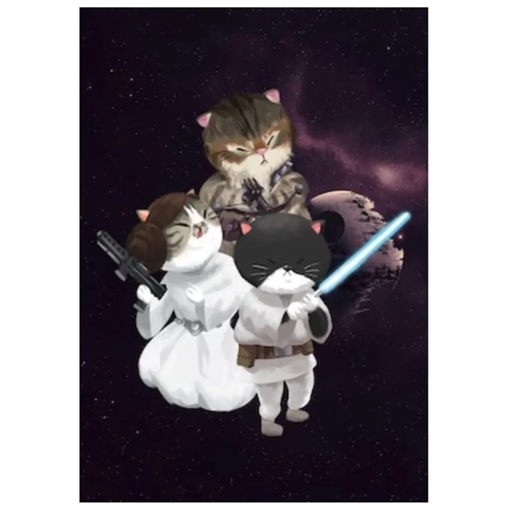luke leia chewie postcard.JPG