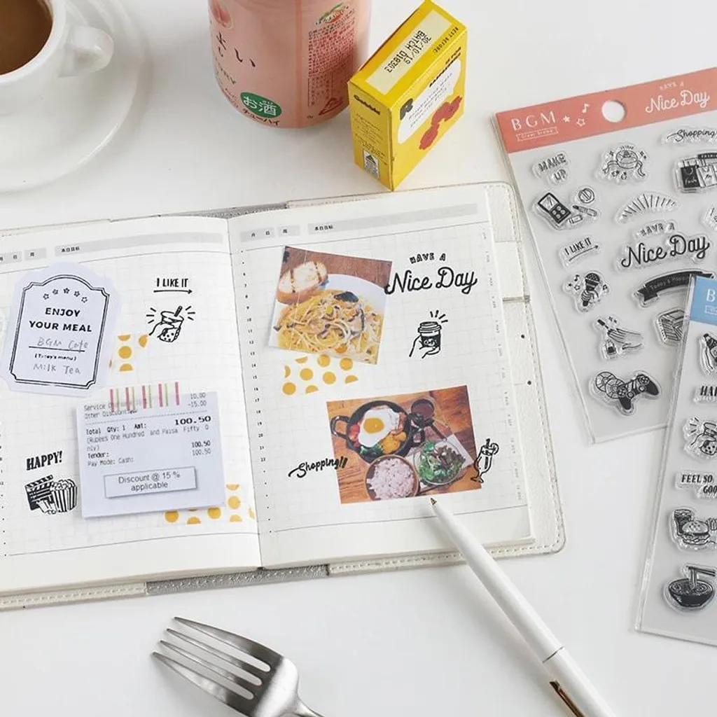 Bgm Clear Stamp Nice Day Btcs005 Salt X Paper Stationery Gifts Bgm Clear Stamp Nice Day Btcs005 Salt X Paper Stationery Gifts