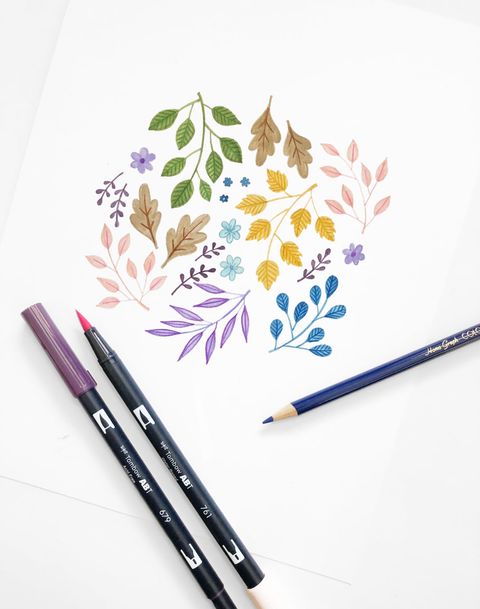 Tombow dual brush pen desert flora Clearance
