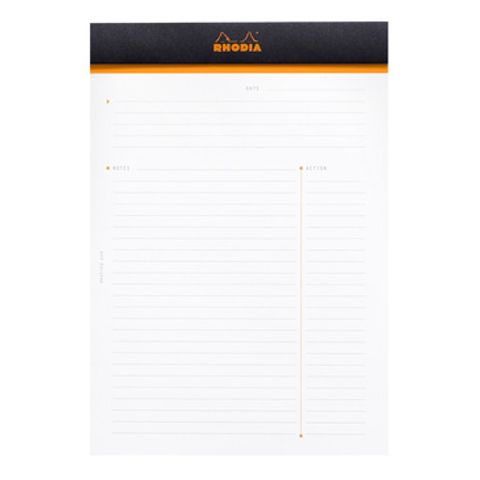 Rhodia Basics Meeting Pad Blk