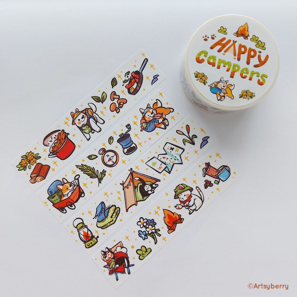 Washi Tape_Happy Campers_a
