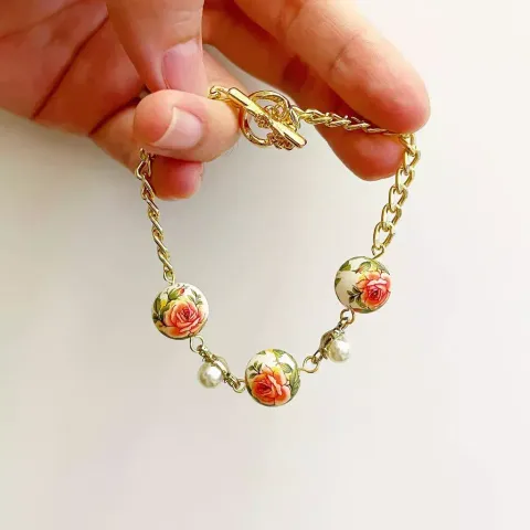 rose pearl bracelet