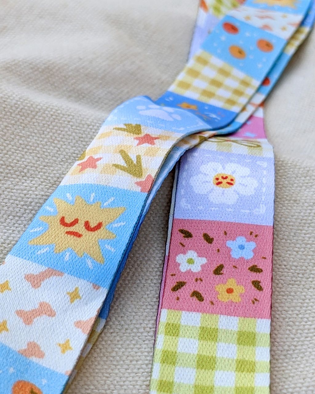 PugiBuni_PUGIBUNI Lanyards Blue Patches 2