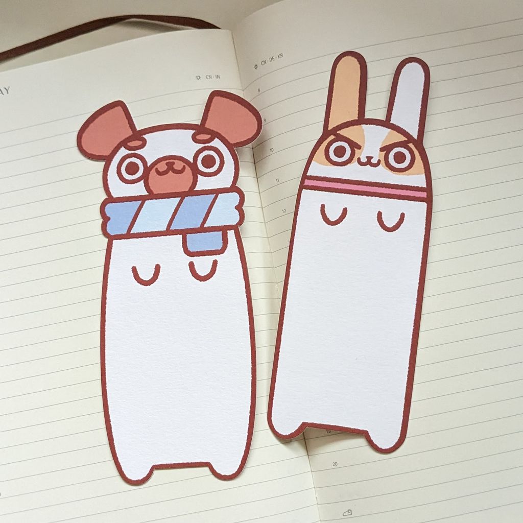 PugiBuni_PUGIBUNI Long Pugi _ Buni Bookmark 1