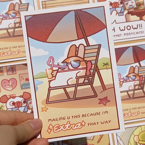 PugiBuni_PUGIBUNI Illustration Postcard Buni 1