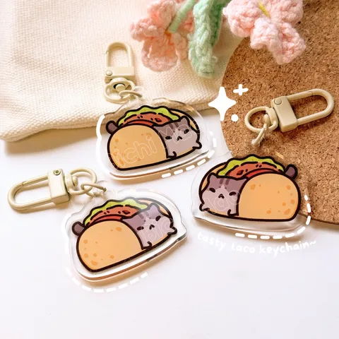 TACO MAO TASTY KEYCHAIN