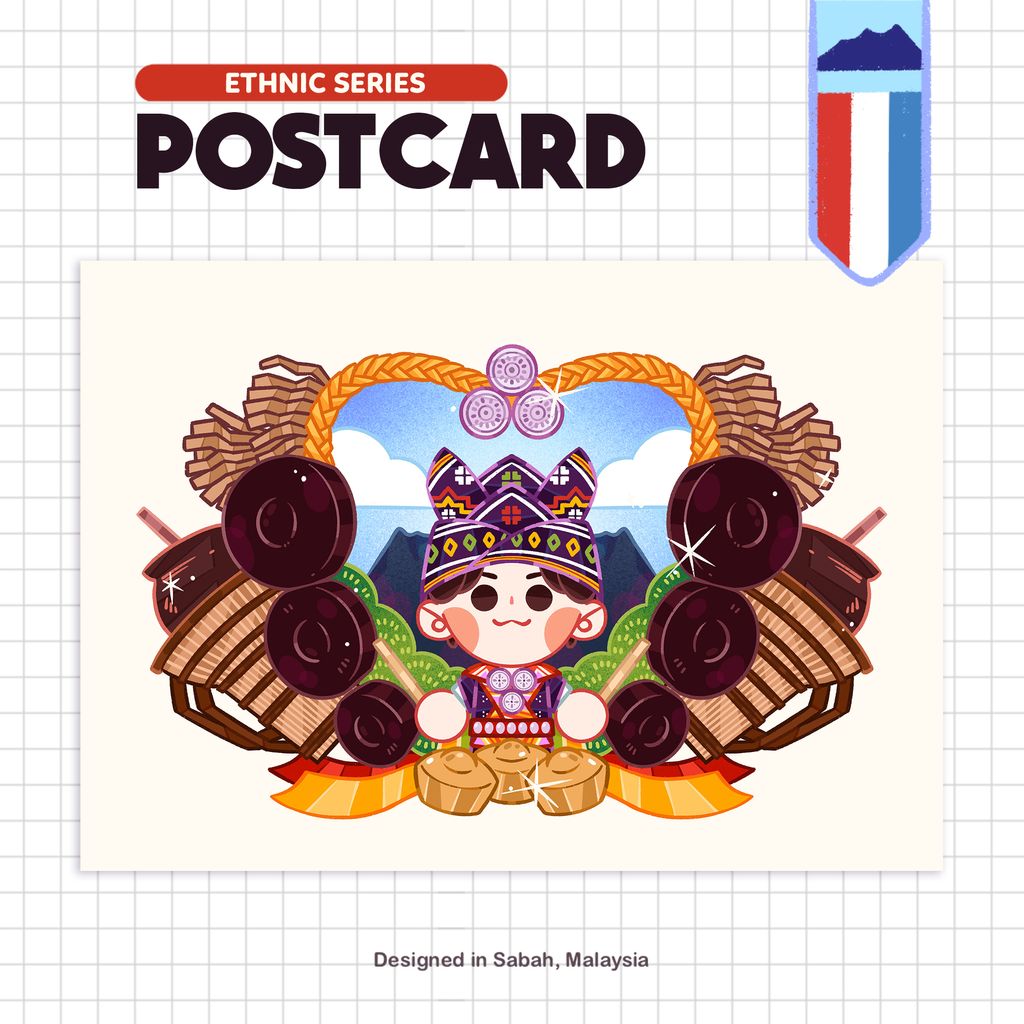 EthnicPostcard_DusunTindal