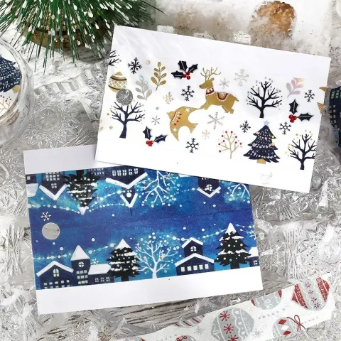 bgm-foil-stamping-2025-christmas-limited-edition-masking-tape-christmas-forest-4