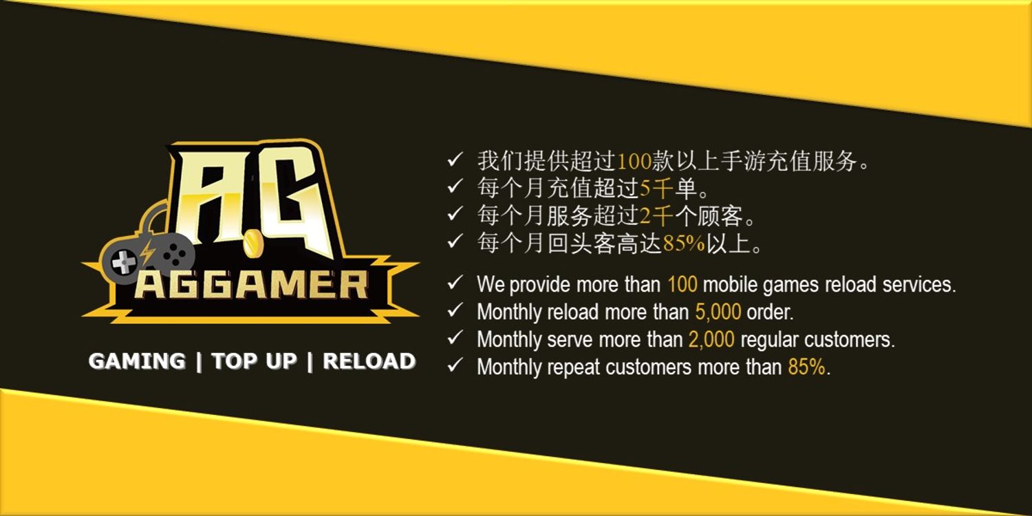 AG Gamer | Gaming  | Top Up | Reload | Gaming | Top Up l Reload