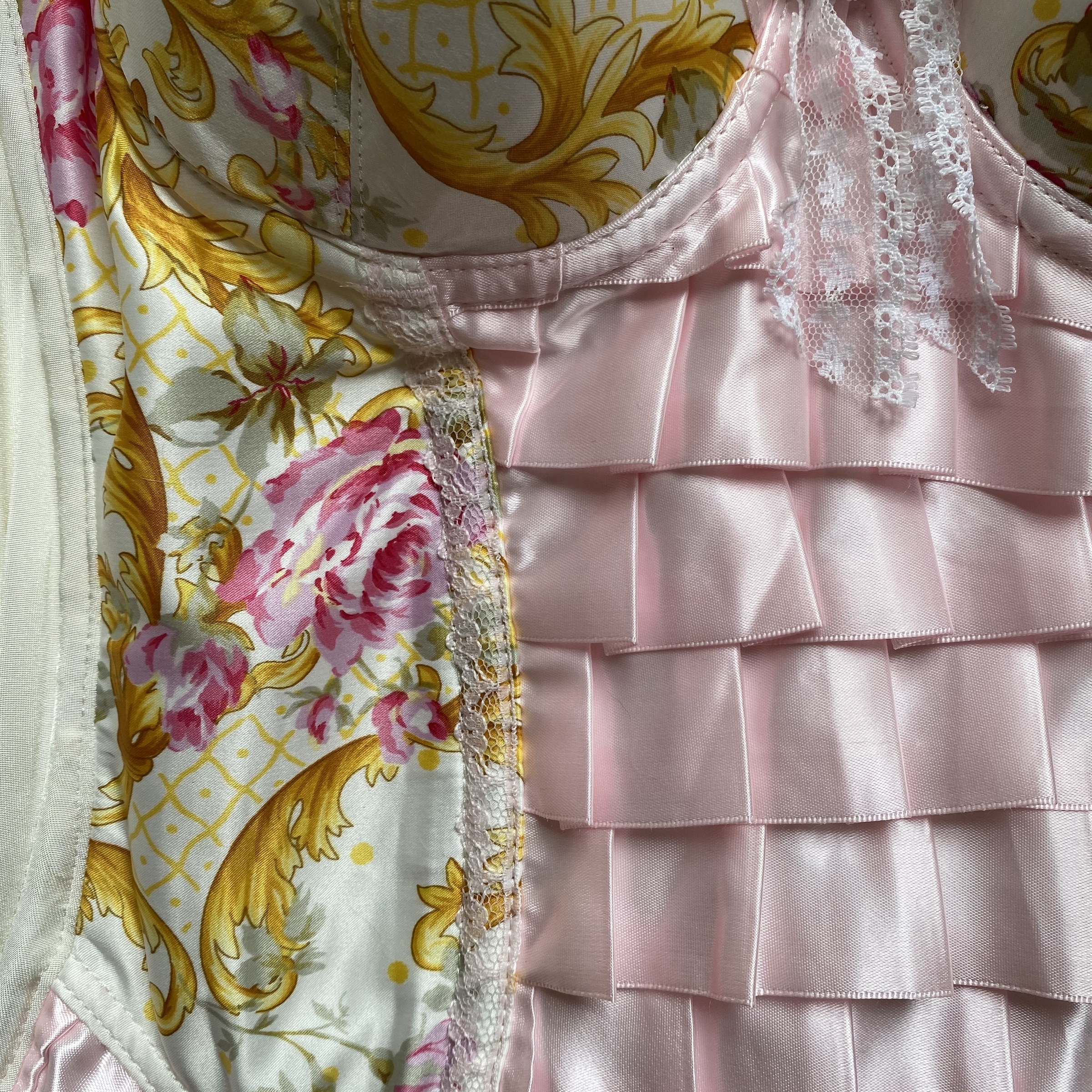 Eblin Satin Floral Bustier (36B/34C) – Violette Wears