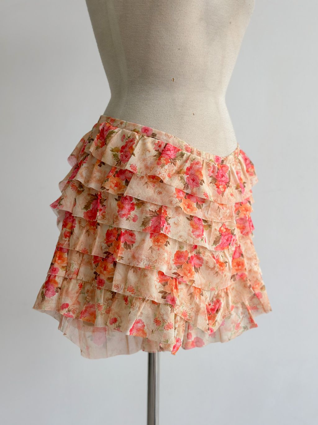 Orange Florals Mesh Bloomer (L-XL) – Violette Wears