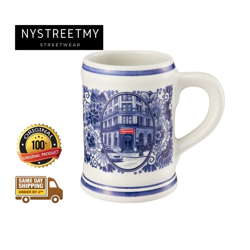 Supreme Royal Delft 190 Bowery Beer Mug – NYStreetMY