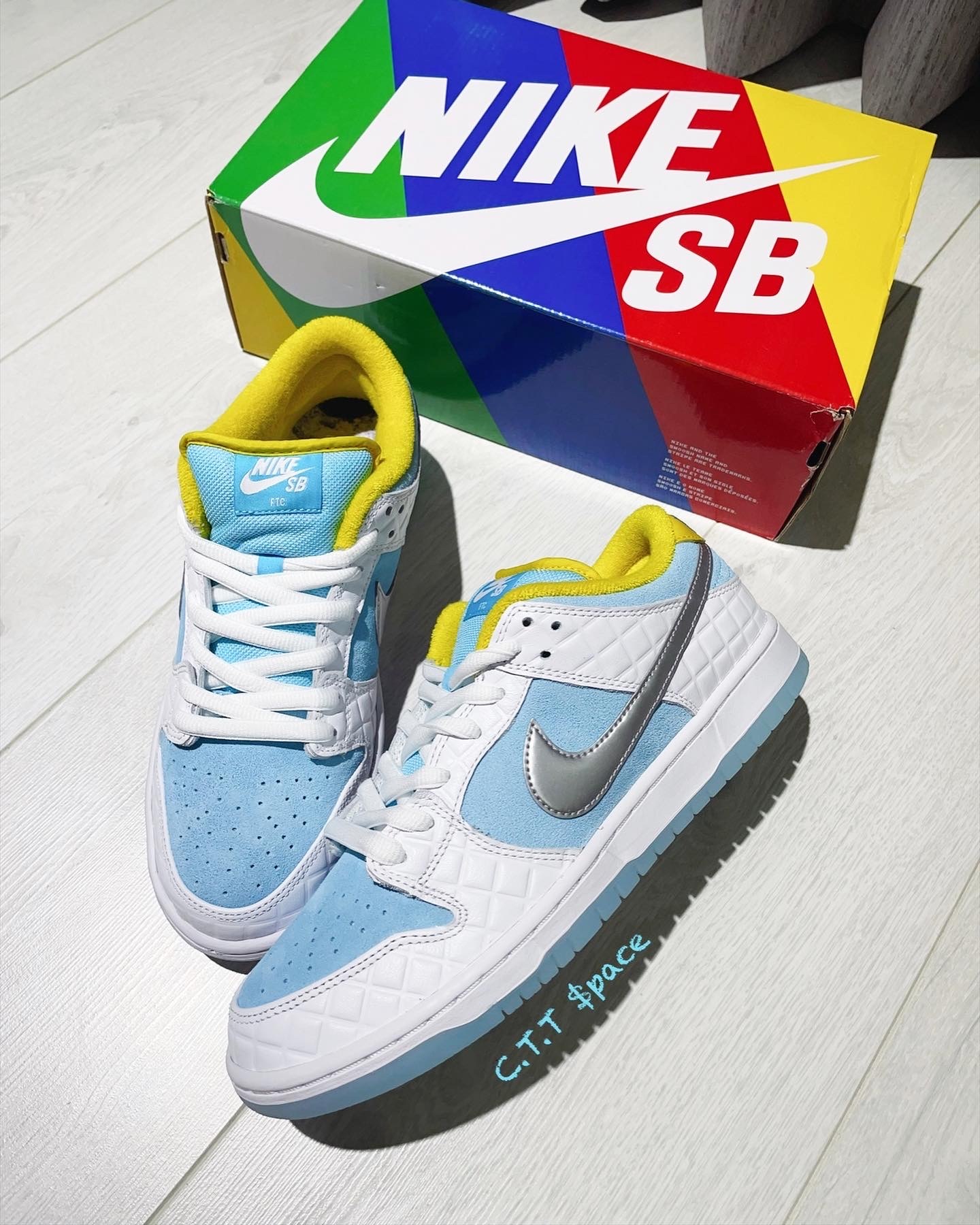Nike dunk SB low x FRC “lagoon pulse” 白藍銀日本泡湯♨️系列– CTT $pace