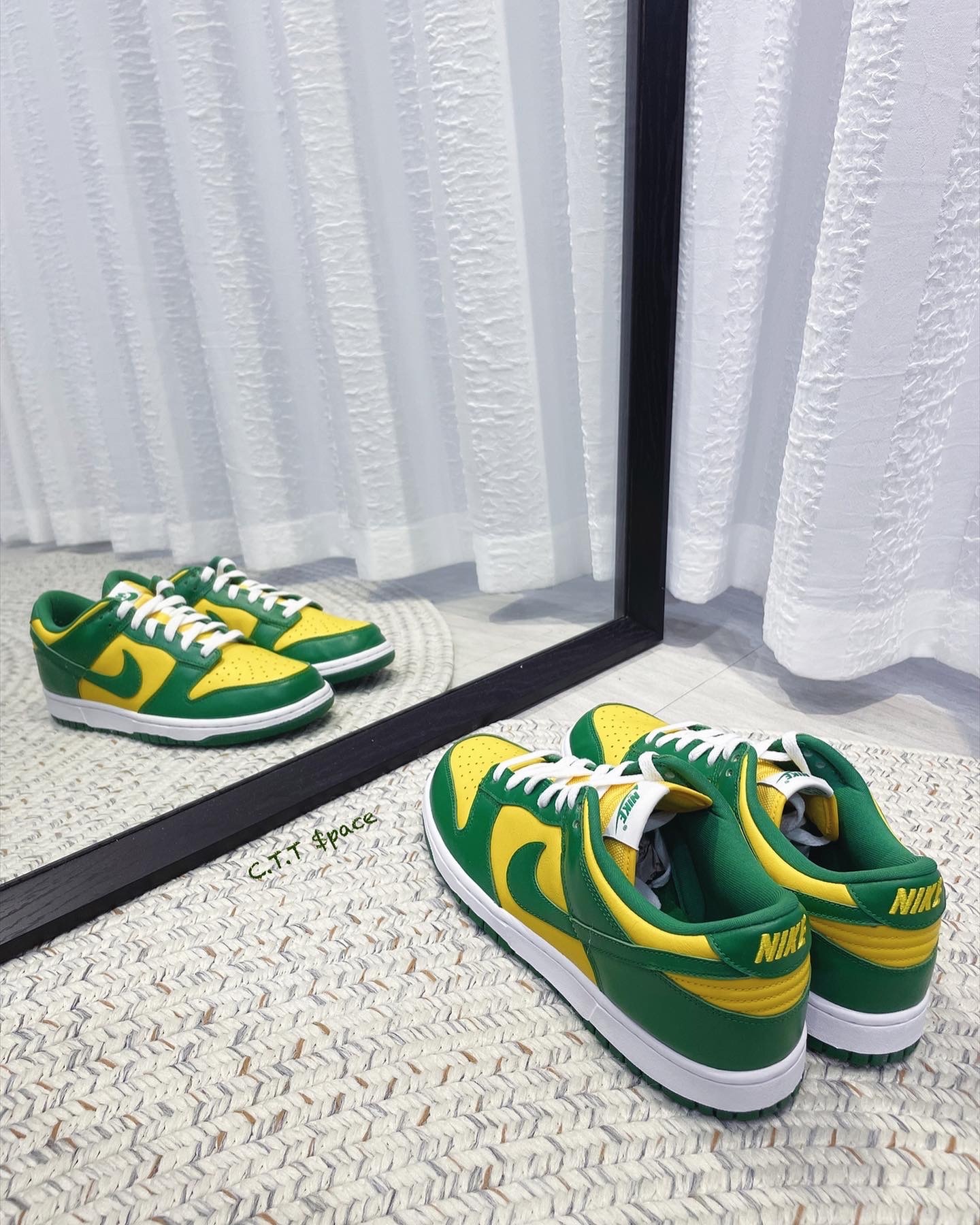 Nike dunk low Brazil 巴西CU1727-700 黃綠復古休閒男女鞋– CTT $pace