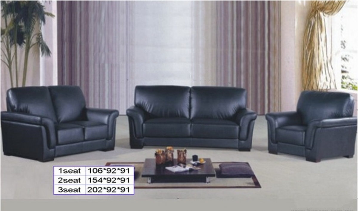 Sofa Set (1+2+3) (PU) Model: QOA-W7001 – Furnitures Malaysia