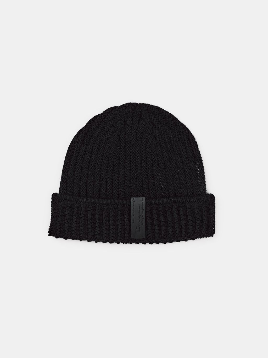 毛帽｜Beanie｜black_p1