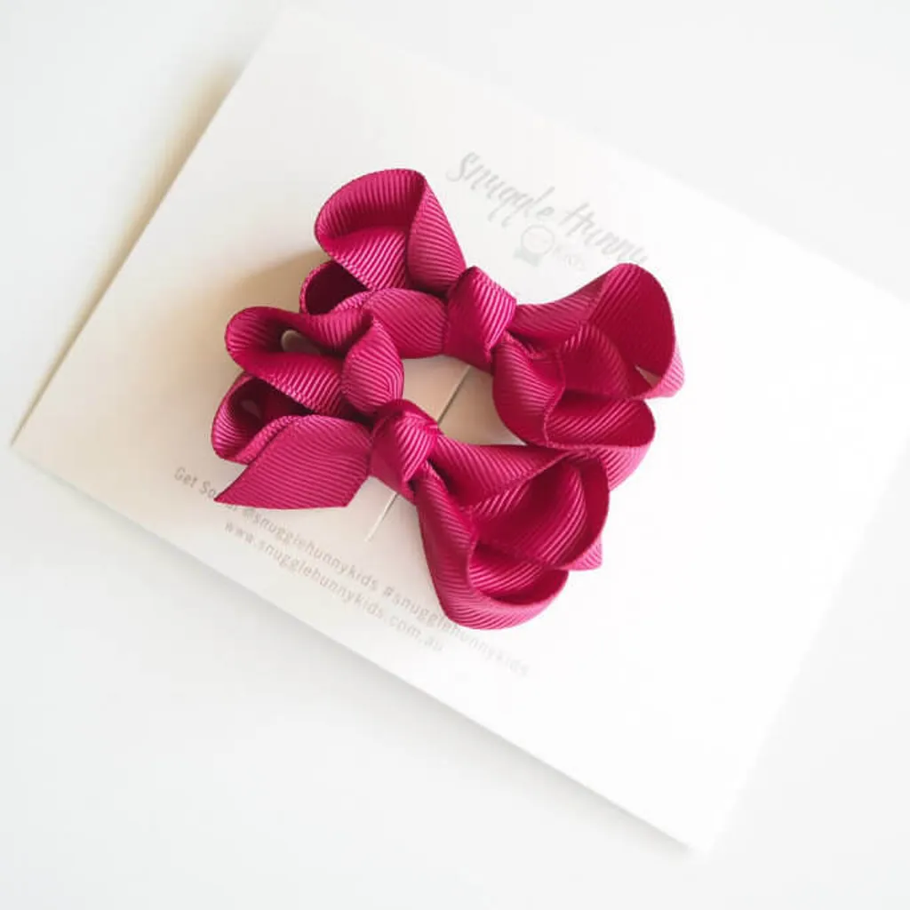 Clip bow Small - Burgundy.jpg