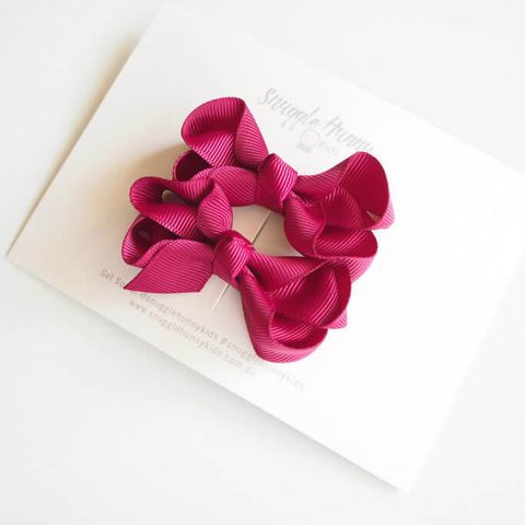 Clip bow Small - Burgundy.jpg