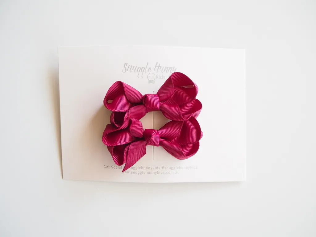 Clip bow Small - Burgundy2.jpg