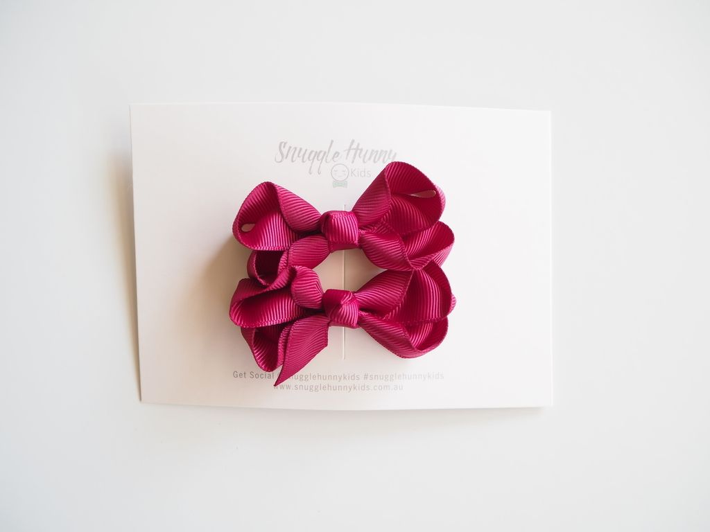 Clip bow Small - Burgundy2.jpg