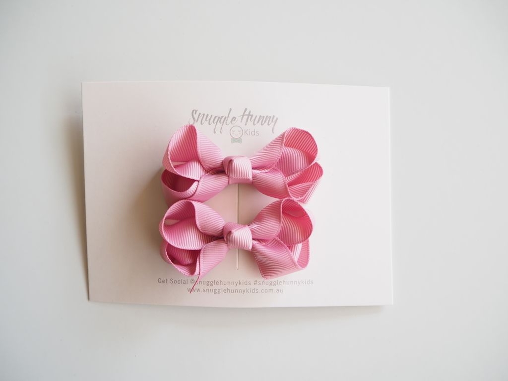 Clip bow Small - Dusty Pink3.jpg