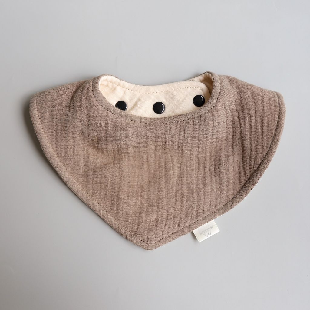 Mellow Reversible Dribble Bib - Soy Milk Latte.JPG