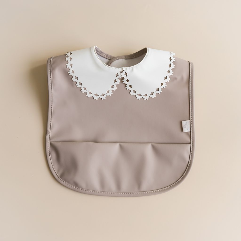 Mellow Papillon Baby Bib - Beigewood(2).JPG