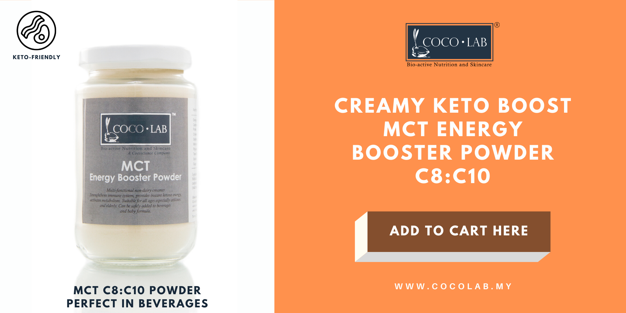 COCOLAB MCT Energy Booster Powder C8, C10