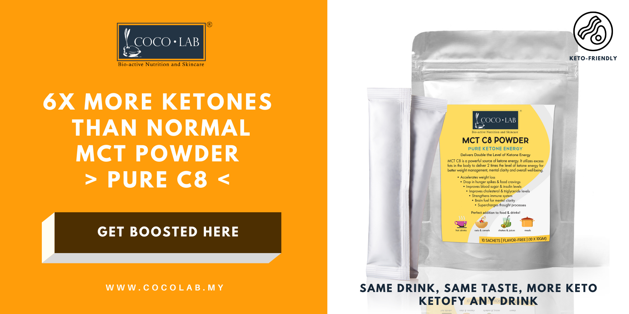 COCOLAB MCT C8 Pure Powder