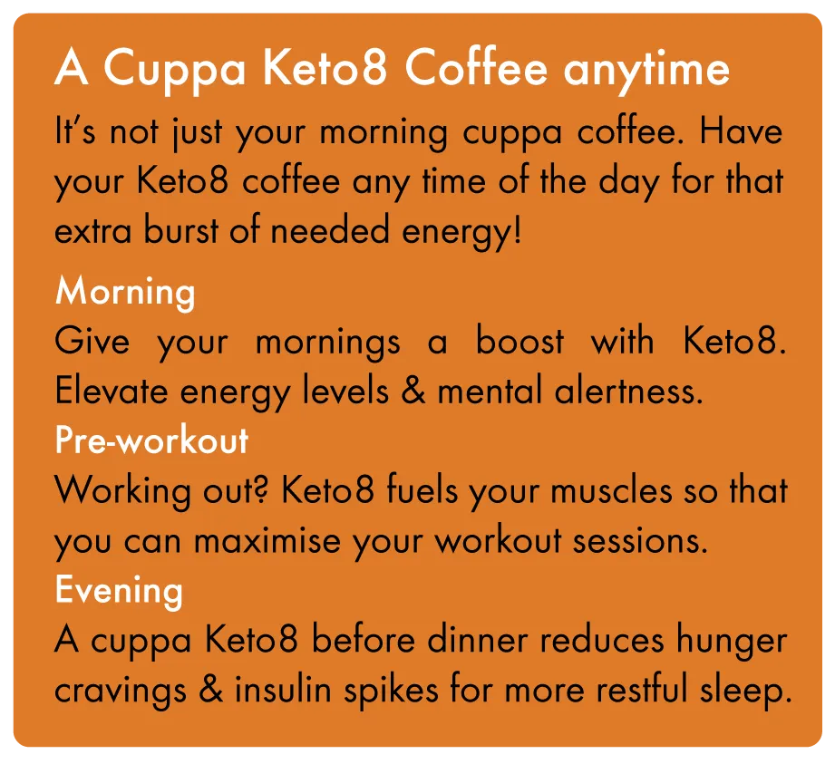 COCOLAB Keto8 Coffee - bulletproof anytime of the day