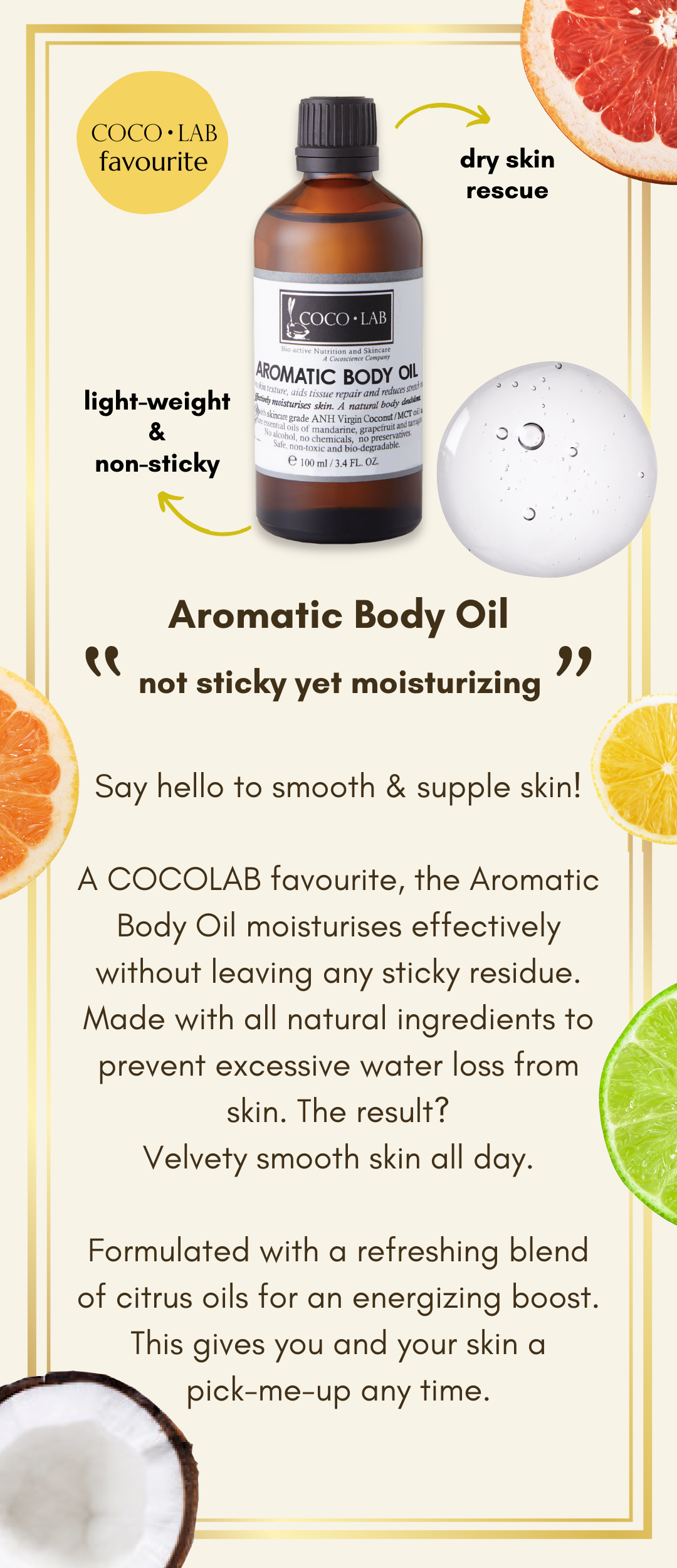 Aromatic Body Oil COCOLAB