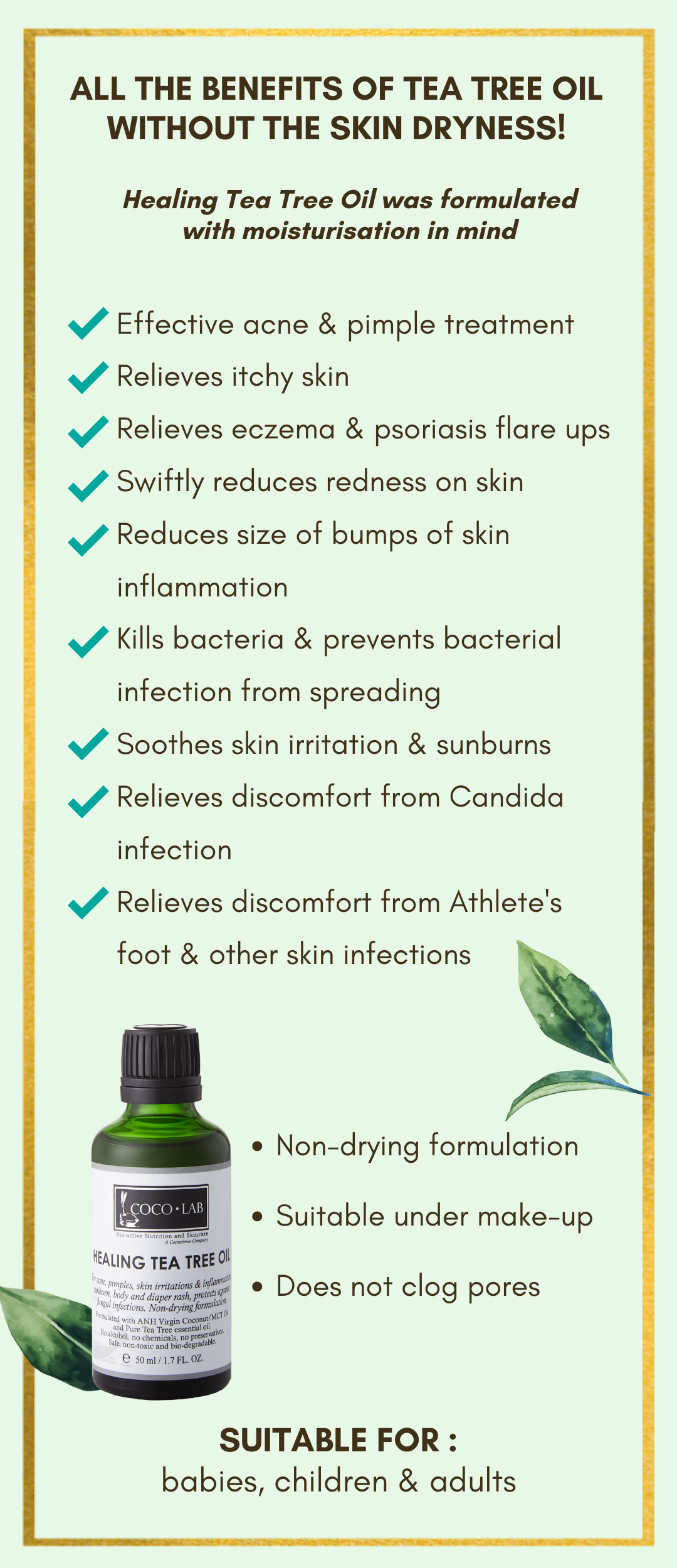 Healing Tea Tree Oil COCOLAB