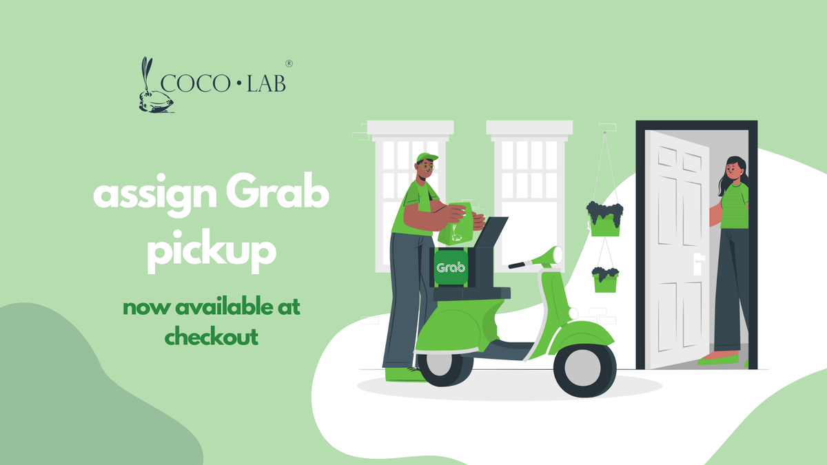 Arrange a Grab Pickup from the COCOLAB outlet!